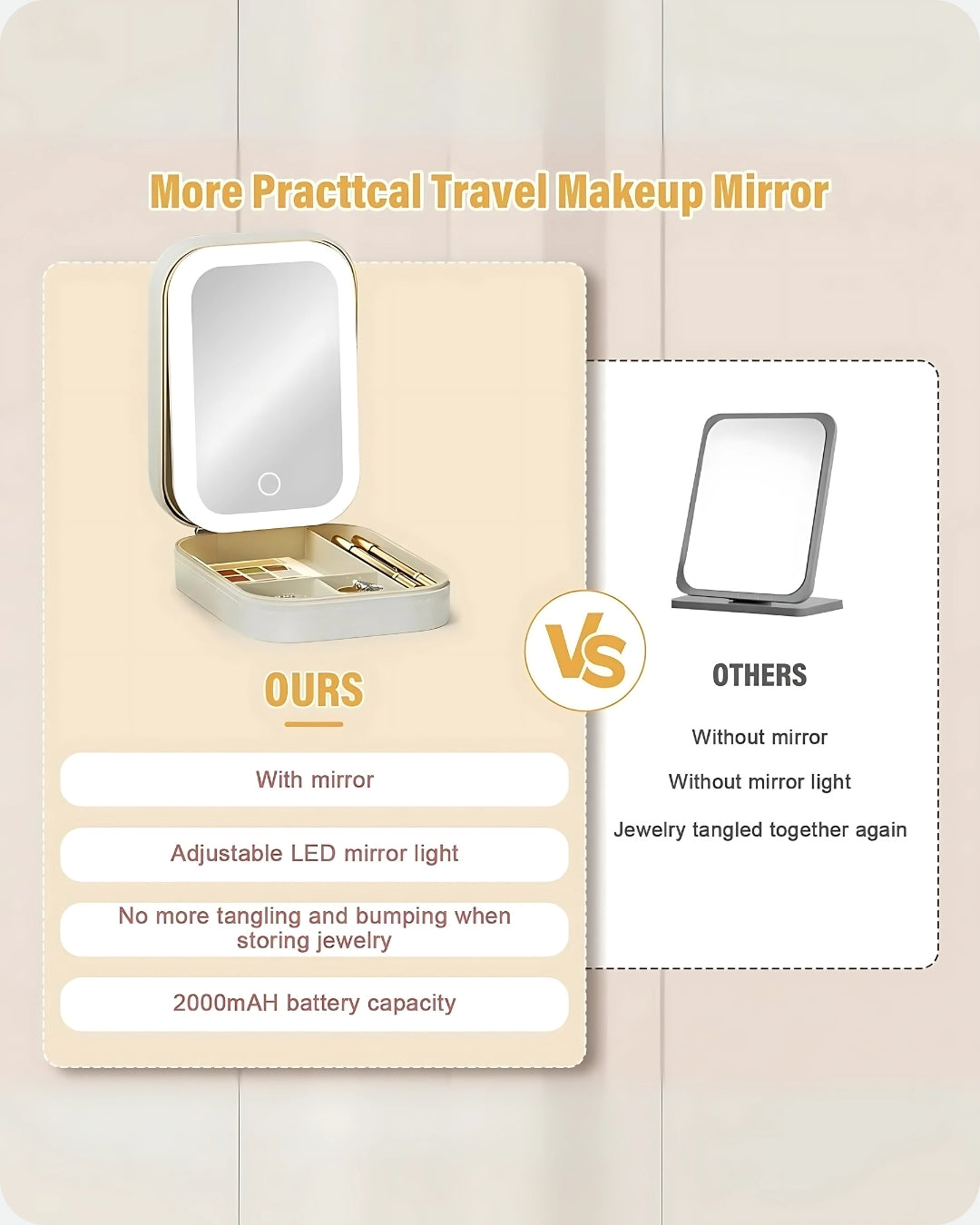 GlowUp™ LED Vanity Case – For Makeup & Jewelry