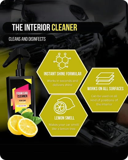🚗✨ Showroom Shine 3-in-1 Car Care Kit – Foam Cleaner + Coating Spray (200ml Combo)