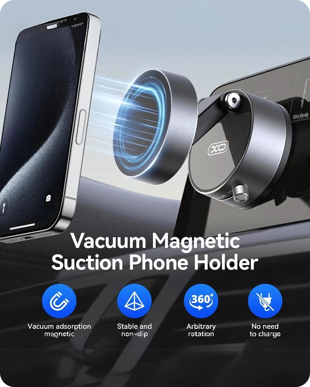 🚗📌 Stick & Grip – The Ultimate Magnetic Phone Holder!