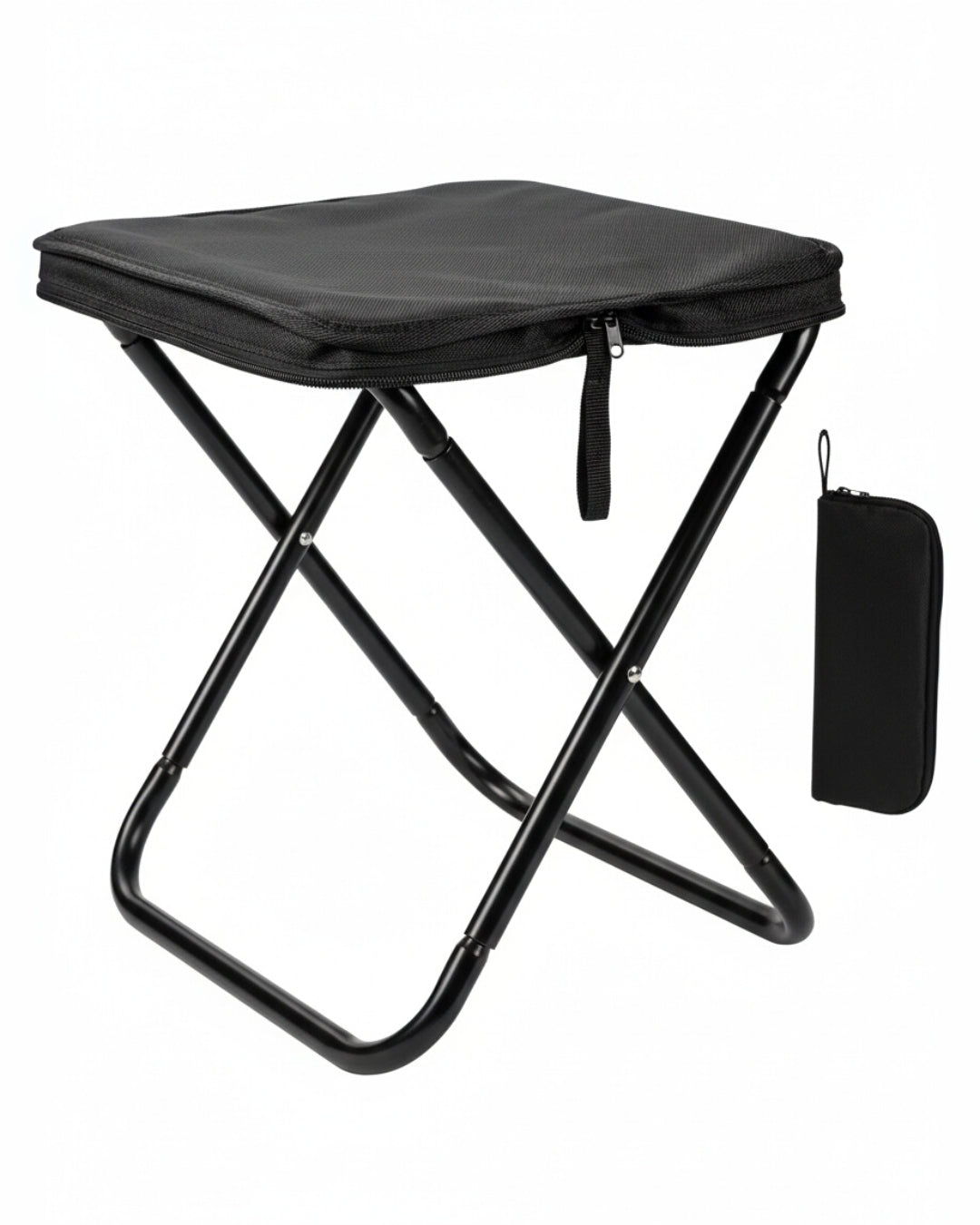 🪑✨ ZipSeat™ Zipper Folding Stool – Your Pocket-Sized Power Chair for Every Adventure! 🎒💪