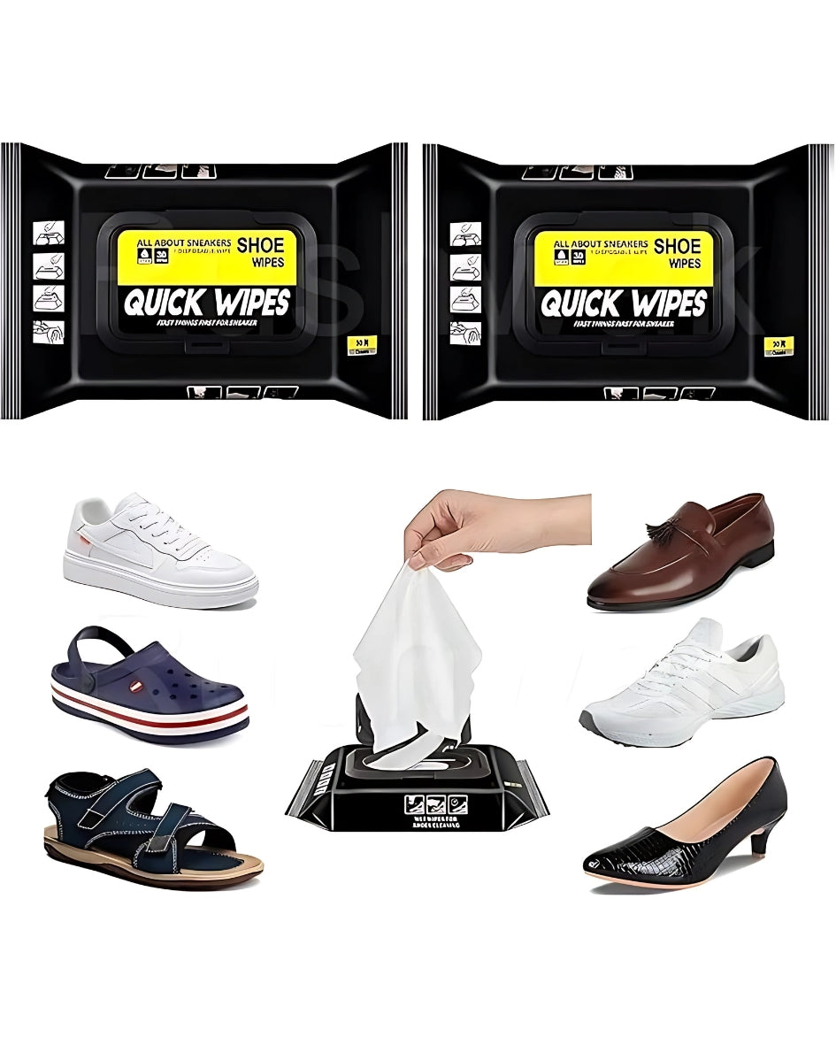 👟✨ FreshKicks™ Natural Sneaker & Shoe Cleaner Wipes – 1 Pack of 80 ✨🧼 Your Shoes Deserve Better!