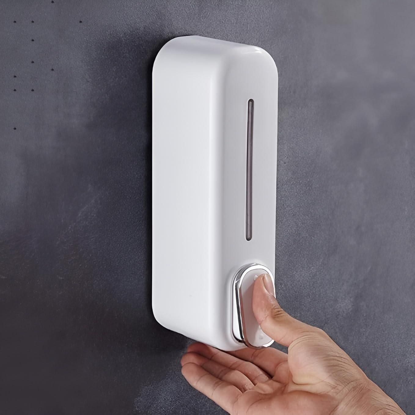 🧼🚿 SmartPress™ Wall-Mount Soap Dispenser – Clean Hands, Clutter-Free Counters!