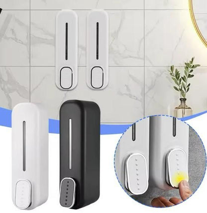 🧼🚿 SmartPress™ Wall-Mount Soap Dispenser – Clean Hands, Clutter-Free Counters!