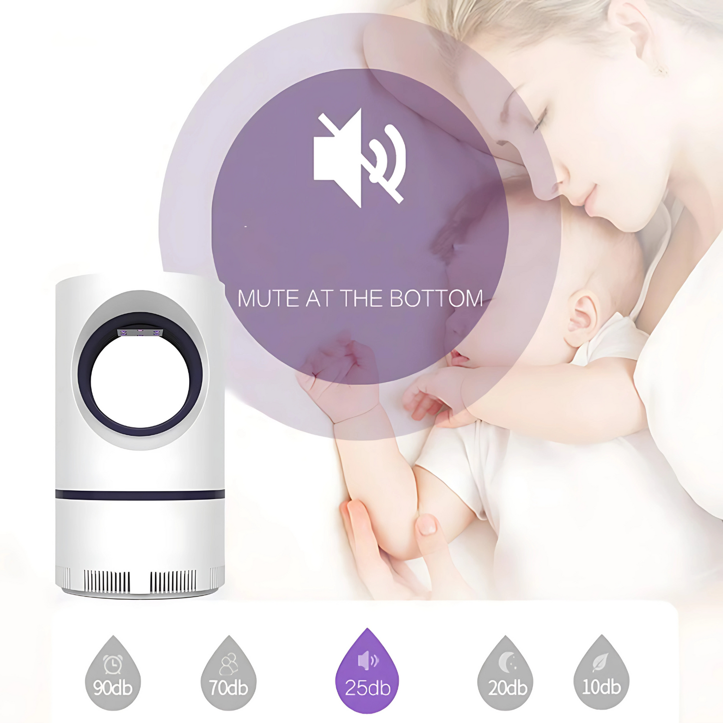 ⚡️ZapX Mosquito Killer Lamp 🦟✨ – Bye Bugs, Hello Peace! 🌙