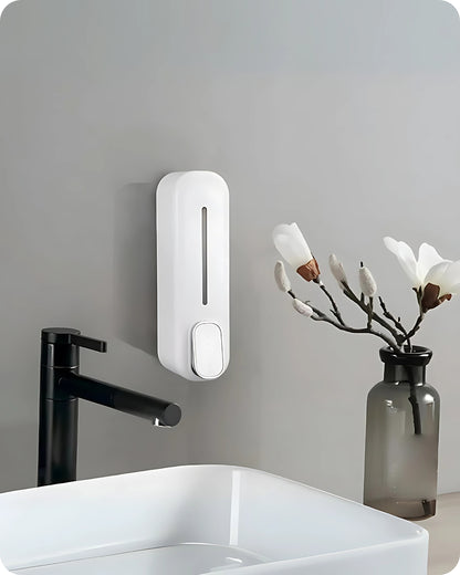 🧼🚿 SmartPress™ Wall-Mount Soap Dispenser – Clean Hands, Clutter-Free Counters!