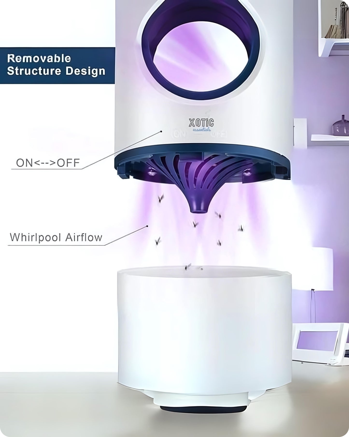 ⚡️ZapX Mosquito Killer Lamp 🦟✨ – Bye Bugs, Hello Peace! 🌙